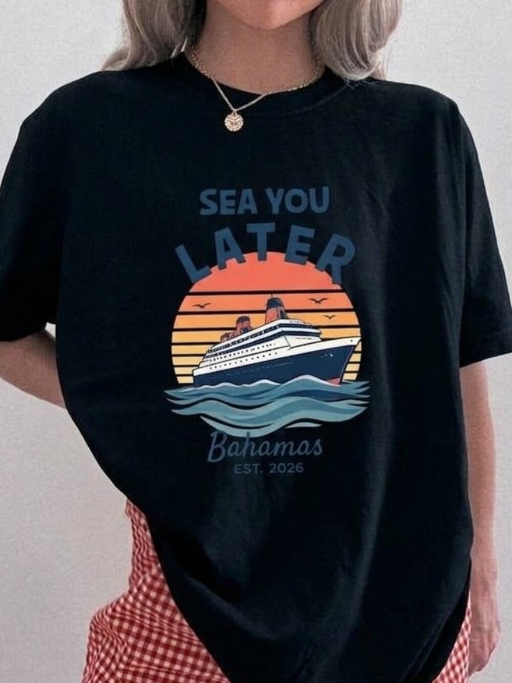 Sea You Later Cruise Vacation Graphic Tee